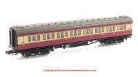 2P-012-701 Dapol Maunsell Corridor 3rd Class Coach number S2353 in BR Crimson and Cream livery